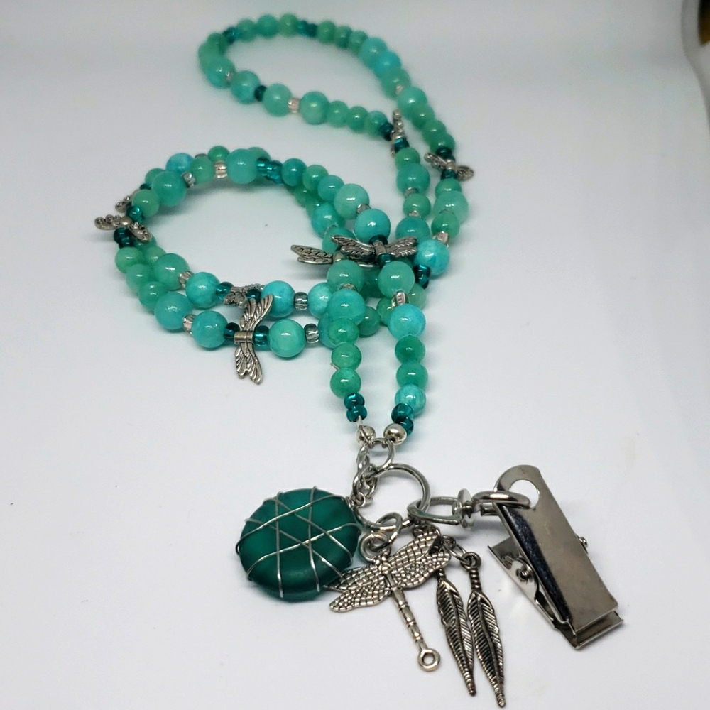 Handmade Lanyard ft. Butterflies and Dragonflies